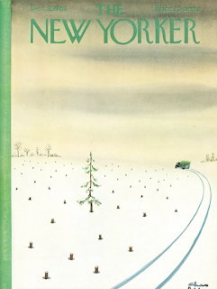 New Yorker Winter Road Cover