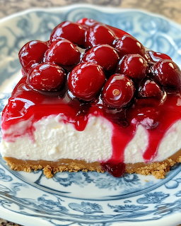 Cherry Chesecake Slice