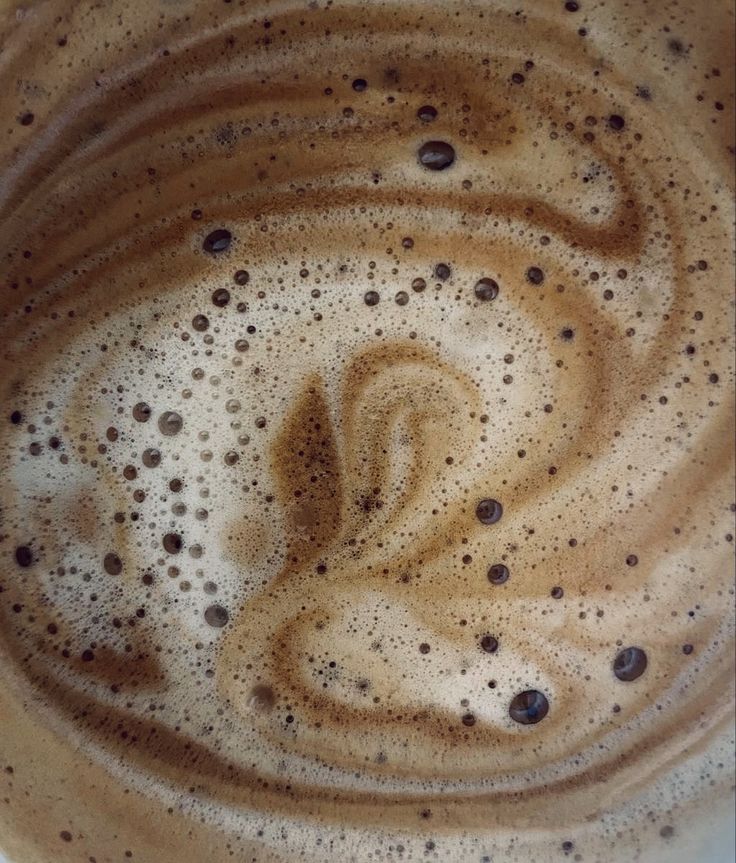 Coffee Foam Swirl