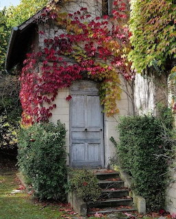 Ivy Covered Door and Archway