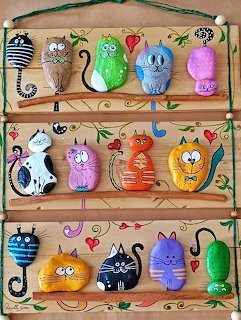Cats Rock Art