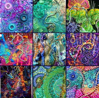 Colorful Abstract Mandala Collage