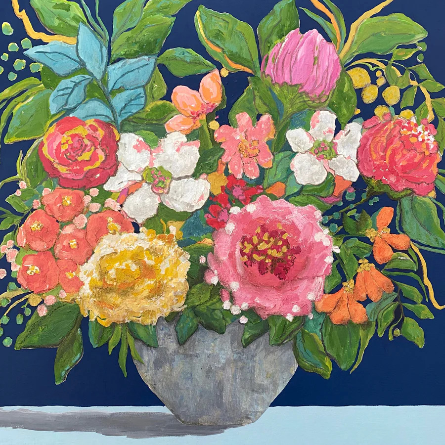 Floral Bouquet in Vase