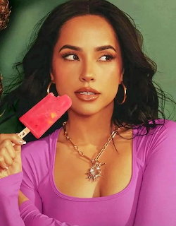 Becky G with Popsicle