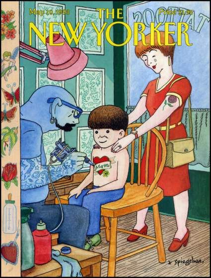 The New Yorker magazine cover illustration dated May 10