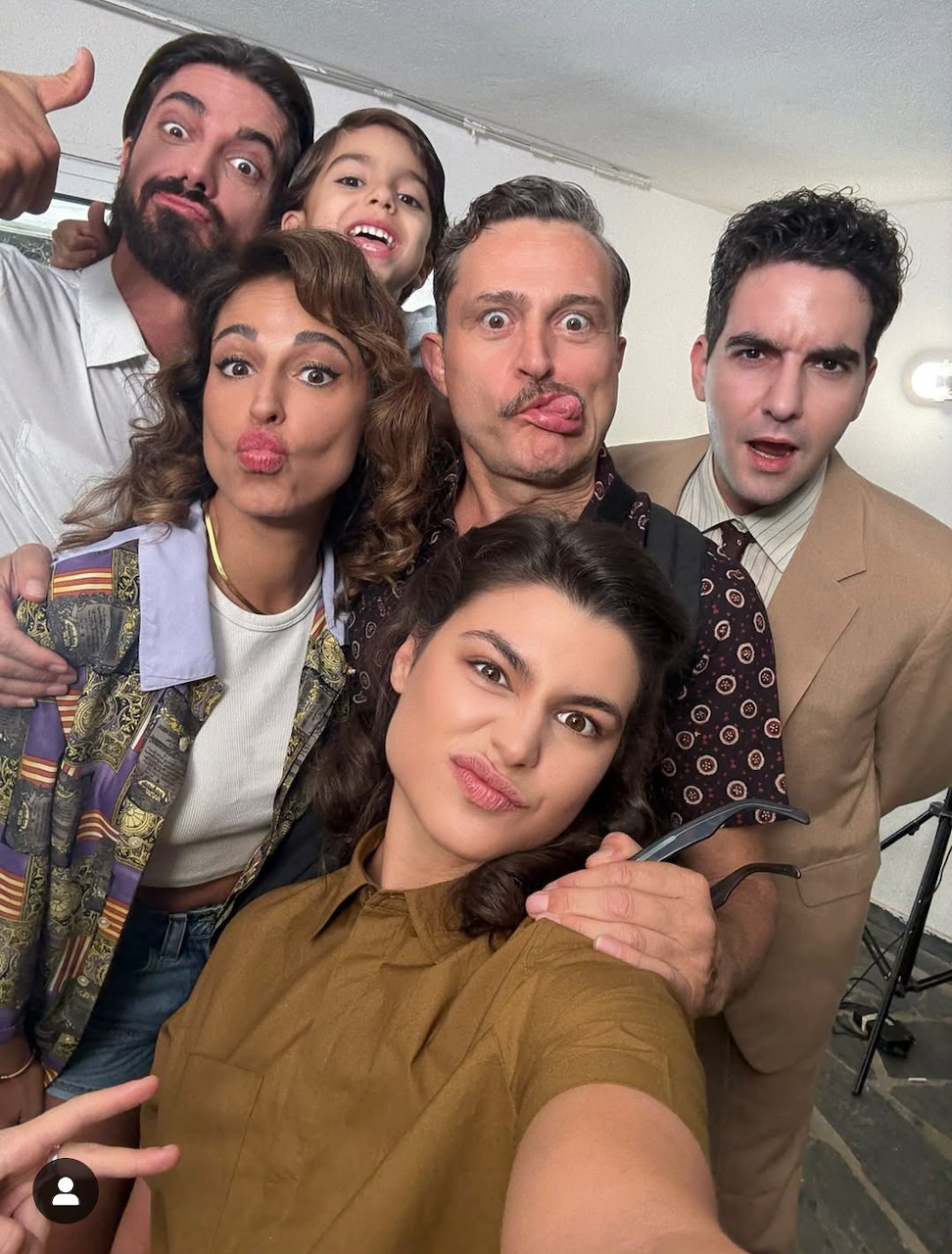 Greek Series Cast Selfie