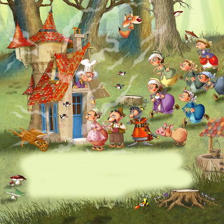 Whimsical Forest Village