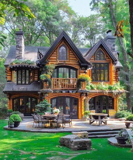 Rustic Log Cabin Home
