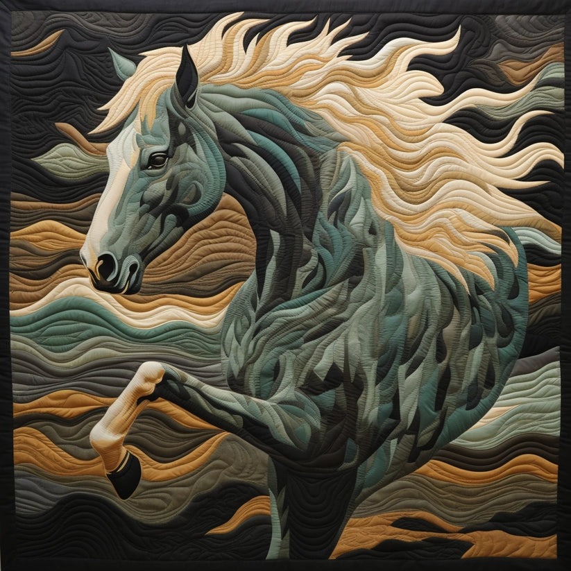 Horse Quilt Art