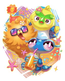 Cute Pokémon Summer Picnic