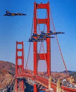 Golden Gate Bridge Blue Angels