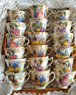 Vintage Teacup Stack