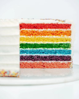 Rainbow Layer Cake