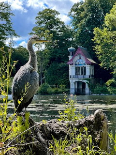 Heron by Garden Pavilion