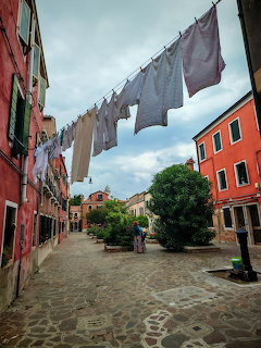 Burano Colorful Street Scene