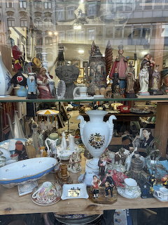 Antique Shop Window Display