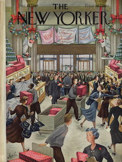 New Yorker Christmas Shopping