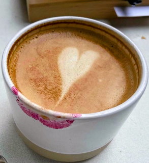 Heart Latte Cup
