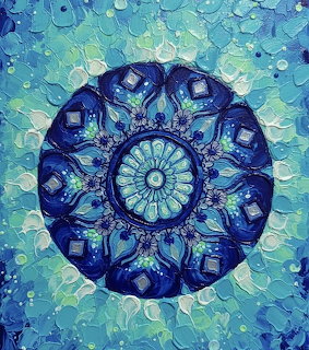 Impasto Mandala Art