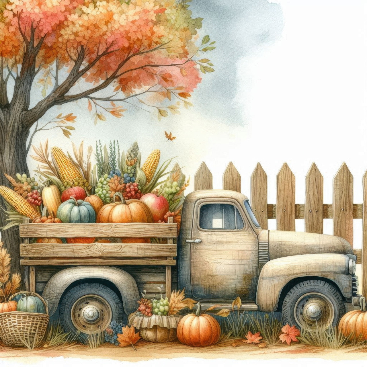 Autumn Harvest Truck
