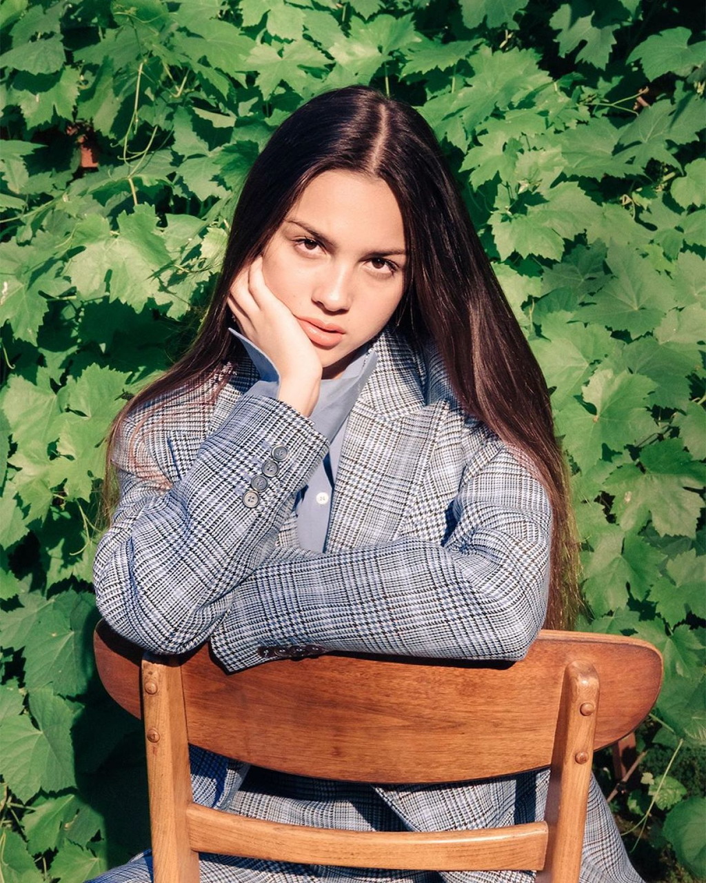 Olivia Rodrigo portrait with dark hair
