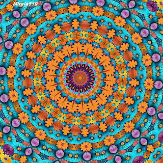Vibrant Floral Mandala Pattern
