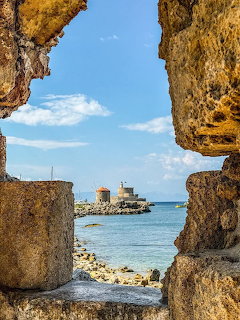 Rhodes Harbor Stone Ruins