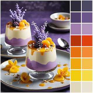 Purple Layered Desserts