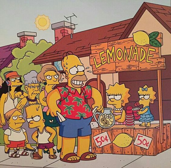Simpsons Lemonade Stand