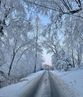 Snowy Winter Road