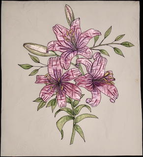 Pink Lilies by Michelle de Groot