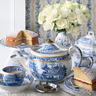 Tea Set and Cake