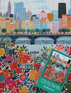 Floral City Bridge Illustration
