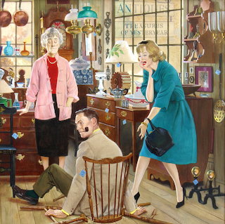 Antique Store Accident Scene