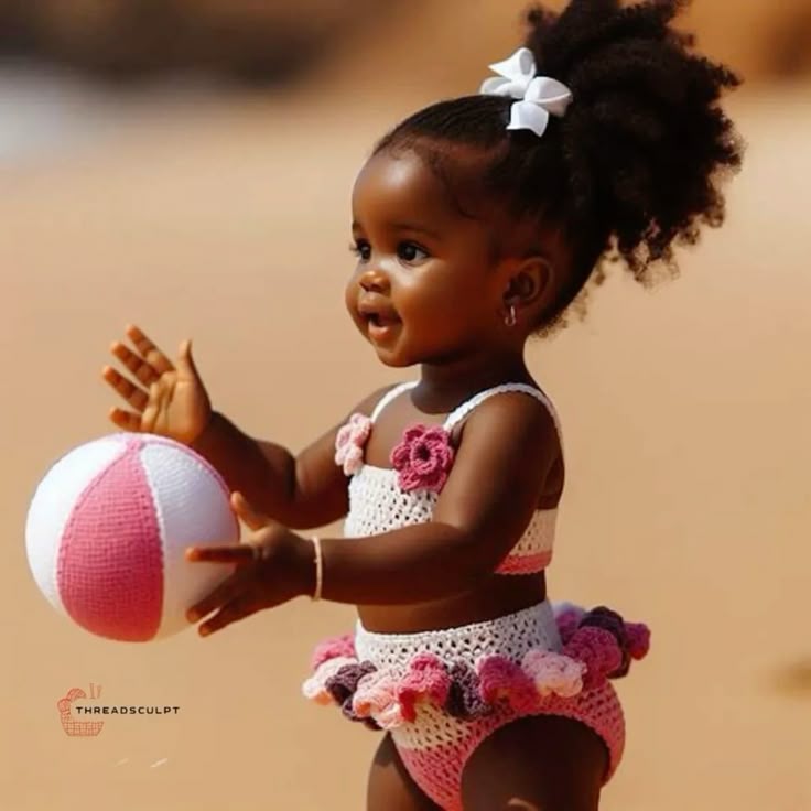 Toddler with Beach Ball