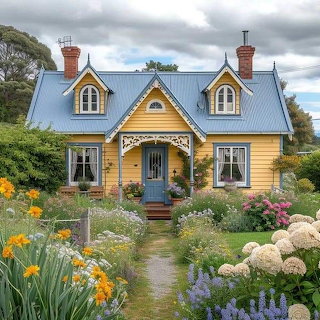 Yellow Cottage Garden