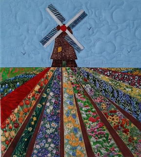 Dutch Windmill Quilt Art
