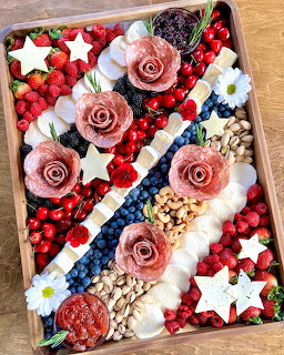 Patriotic Charcuterie Board