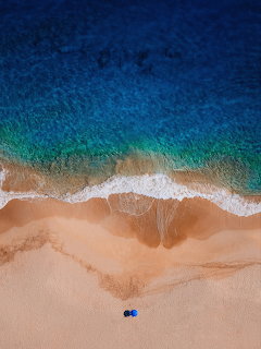 Aerial Beach Shoreline