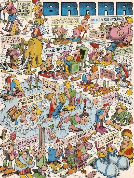 BRRRR Winter Comic Collage