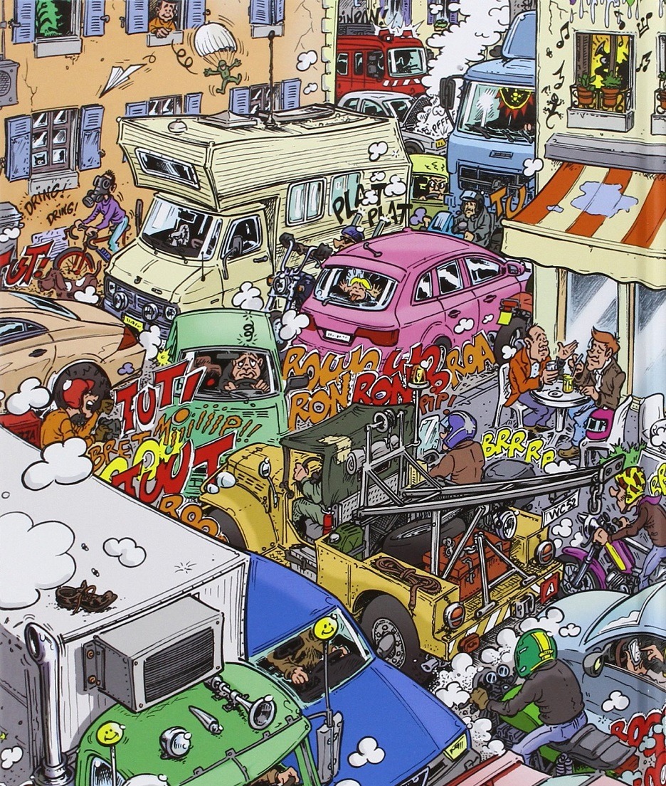 Traffic Jam Cartoon