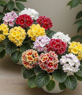 Potted Primrose Flowers