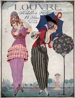 Vintage French Fashion Illustration