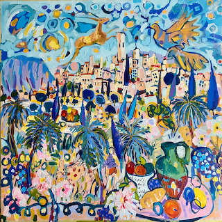 Riviera Village Painting