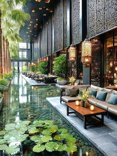 Japanese Garden Hotel Lobby