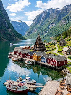 Norwegian Fjord Village