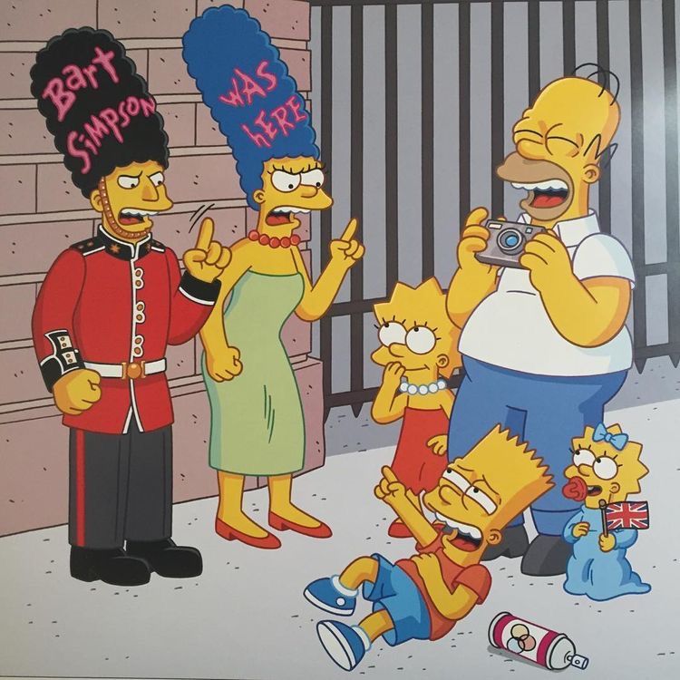 Simpsons Family in London