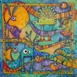 Whimsical Creatures Mosaic