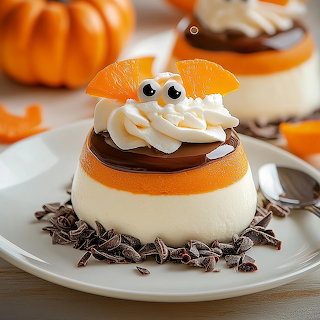 Halloween Panna Cotta Dessert