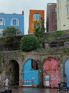 Colorful Tenby Harbour Houses